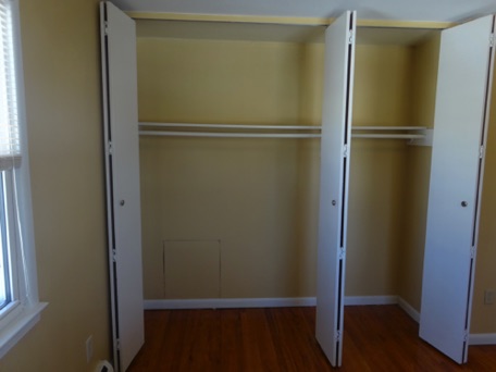 Our Apartments feature Large Closets!